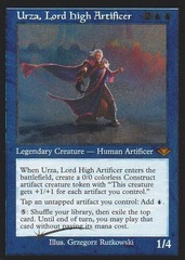 (11/40) Urza, Lord High Artificer - ETCHED FOIL - MH1 RETRO FRAME